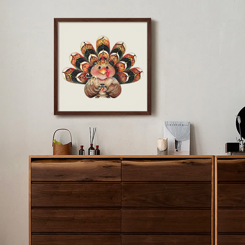 Rubbyoo Thankful Turkey Sitter - Wooden Jigsaw Puzzle - image 9