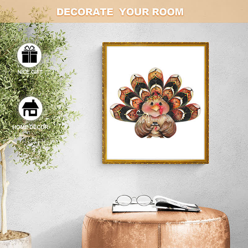 Rubbyoo Thankful Turkey Sitter - Wooden Jigsaw Puzzle - image 10