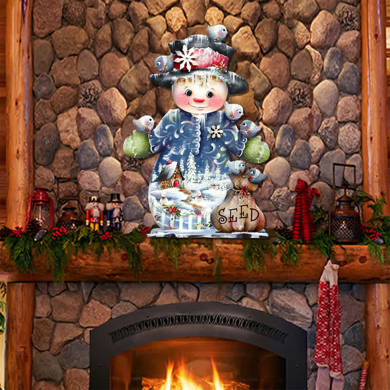 Rubbyoo Christmas Santa Snowman - Wooden Jigsaw Puzzle - image 3