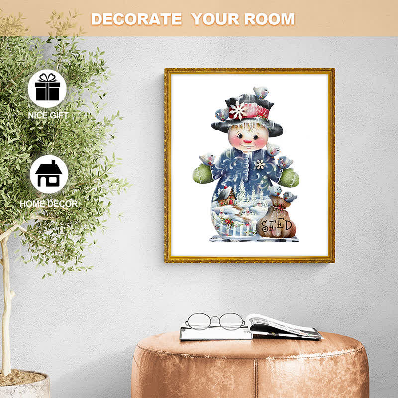 Rubbyoo Christmas Santa Snowman - Wooden Jigsaw Puzzle - image 5