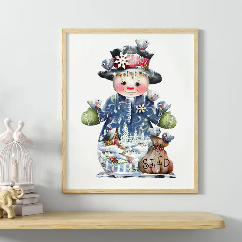 Rubbyoo Christmas Santa Snowman - Wooden Jigsaw Puzzle - image 4