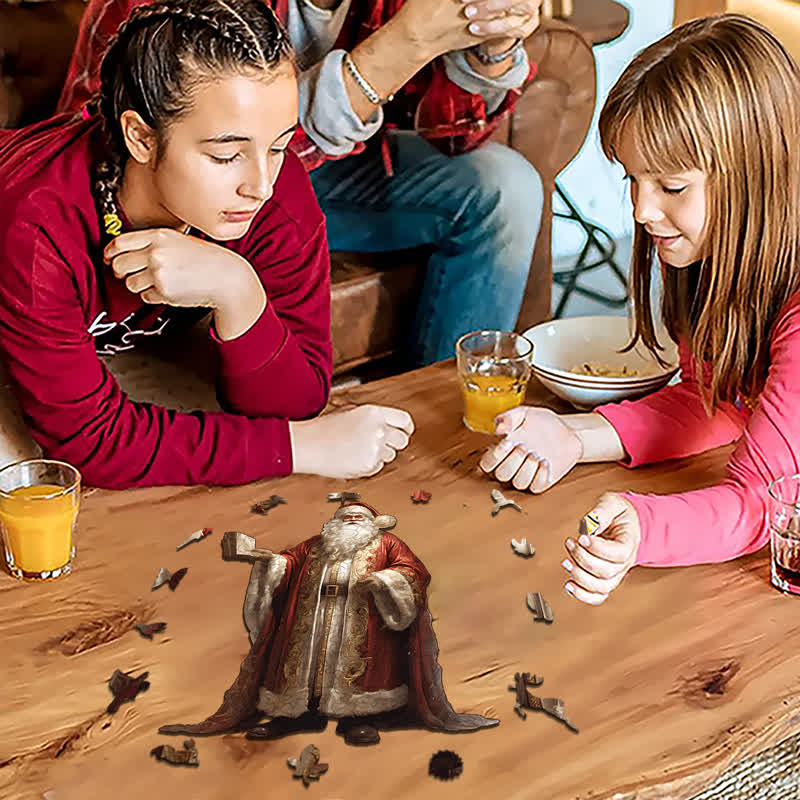 Rubbyoo Vintage Santa Claus - Wooden Jigsaw Puzzle - image 3