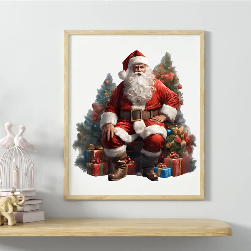 Rubbyoo Merry Christmas Santa Claus - Wooden Jigsaw Puzzle - image 4