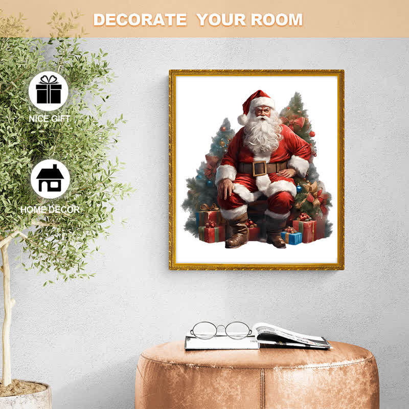 Rubbyoo Merry Christmas Santa Claus - Wooden Jigsaw Puzzle - image 8