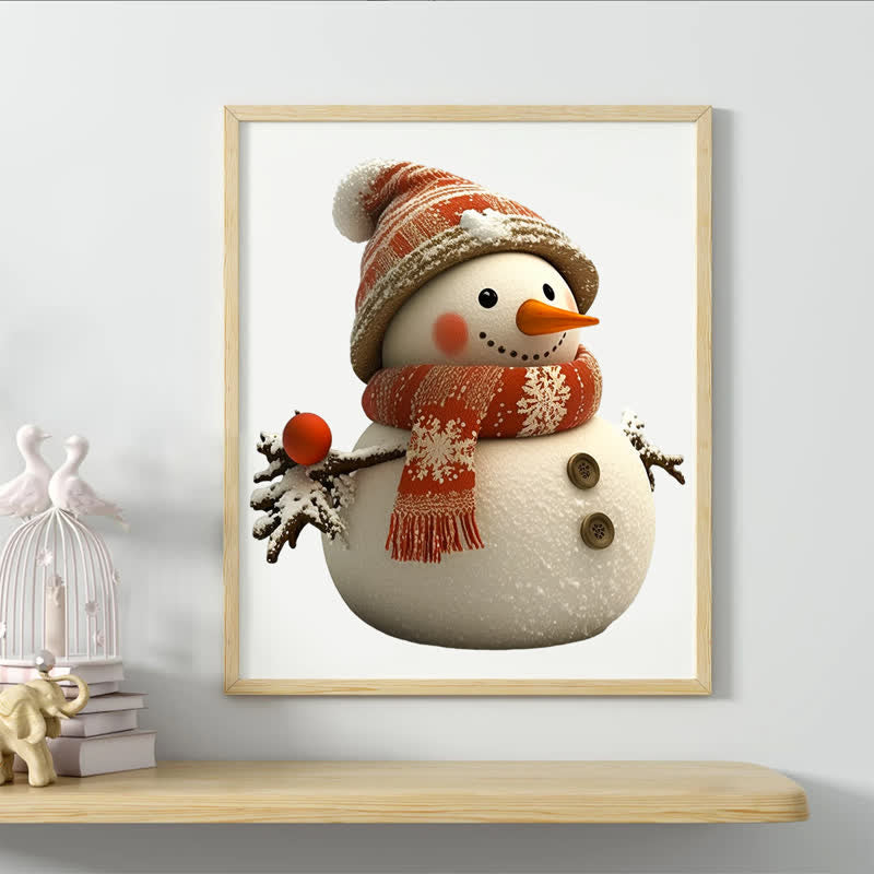 Rubbyoo Christmas Snowman - Wooden Jigsaw Puzzle - image 3
