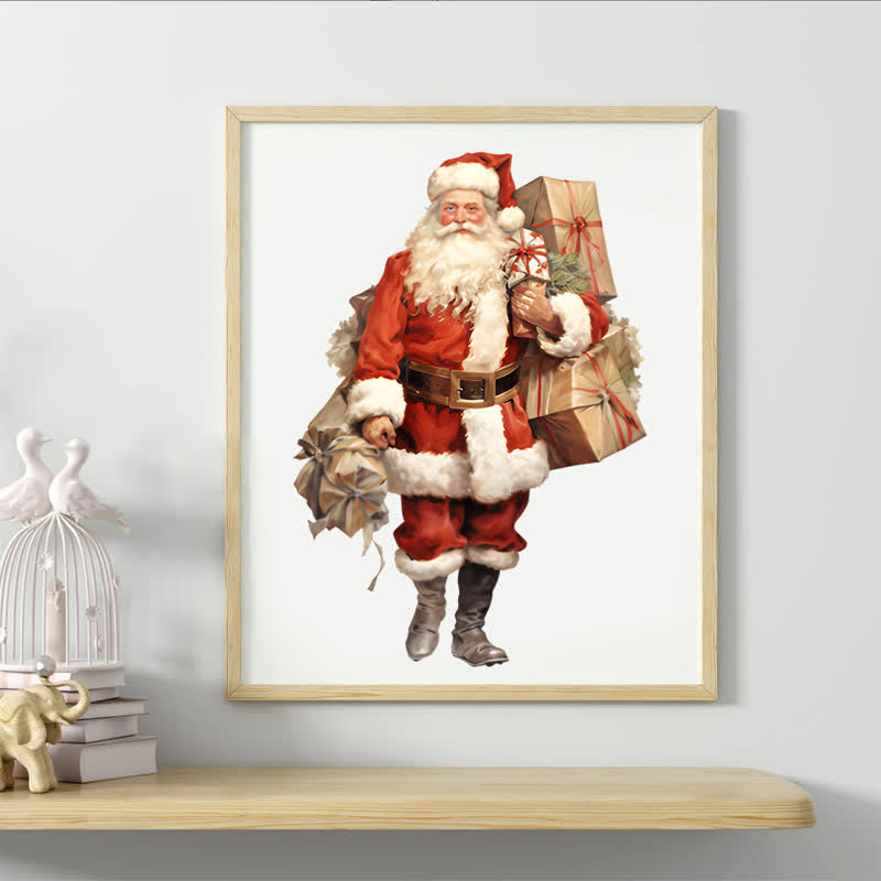 Rubbyoo Santa Claus Carries A Heavy Bag - Wooden Jigsaw Puzzle - image 2