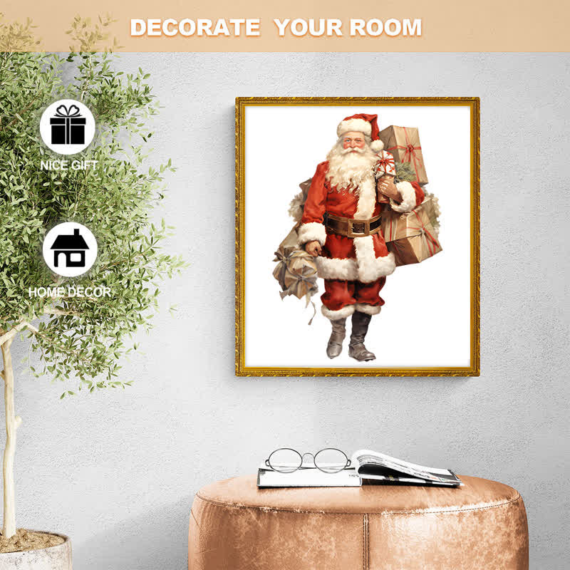 Rubbyoo Santa Claus Carries A Heavy Bag - Wooden Jigsaw Puzzle - image 8