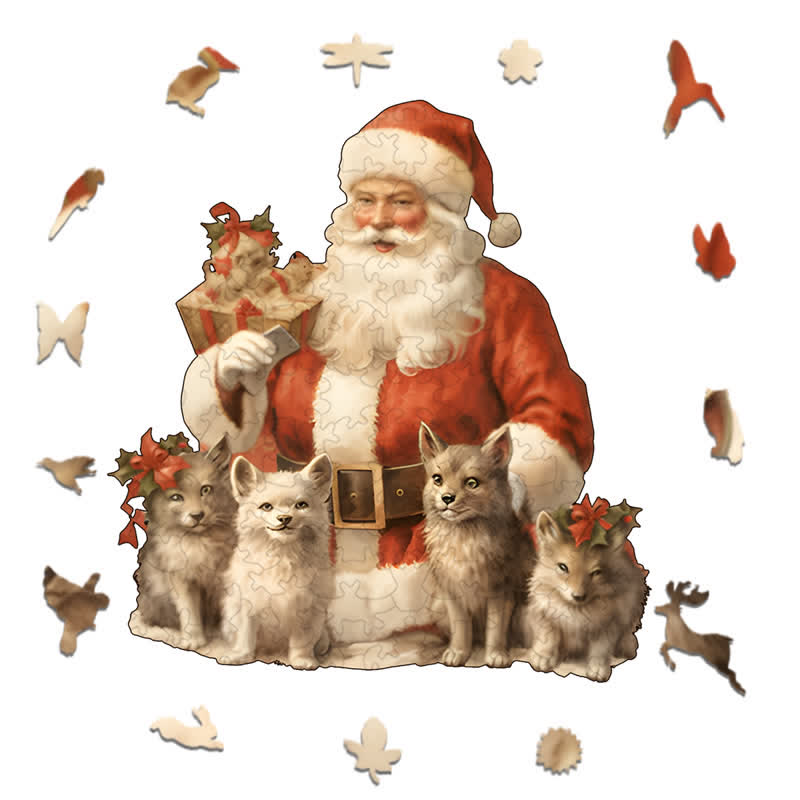 Rubbyoo Santa's Little Friends - Wooden Jigsaw Puzzle - image 2