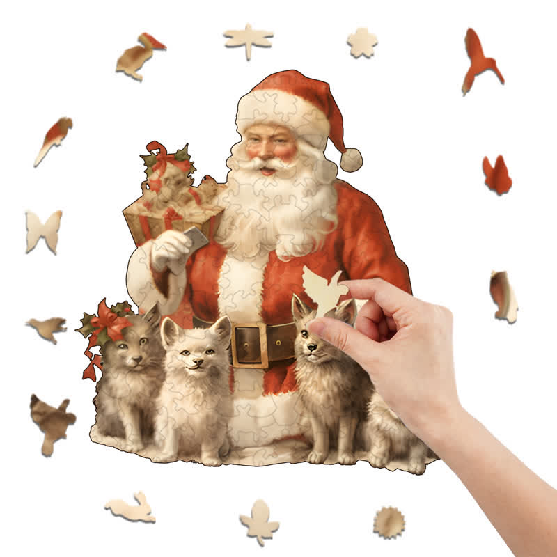 Rubbyoo Santa's Little Friends - Wooden Jigsaw Puzzle - image 1