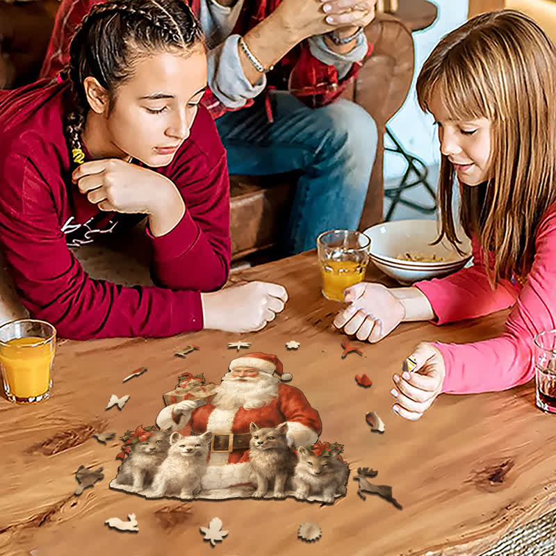 Rubbyoo Santa's Little Friends - Wooden Jigsaw Puzzle - image 6