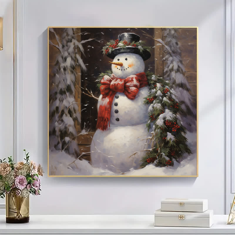 Rubbyoo Victorian Christmas Snowman - Wooden Jigsaw Puzzle - image 6