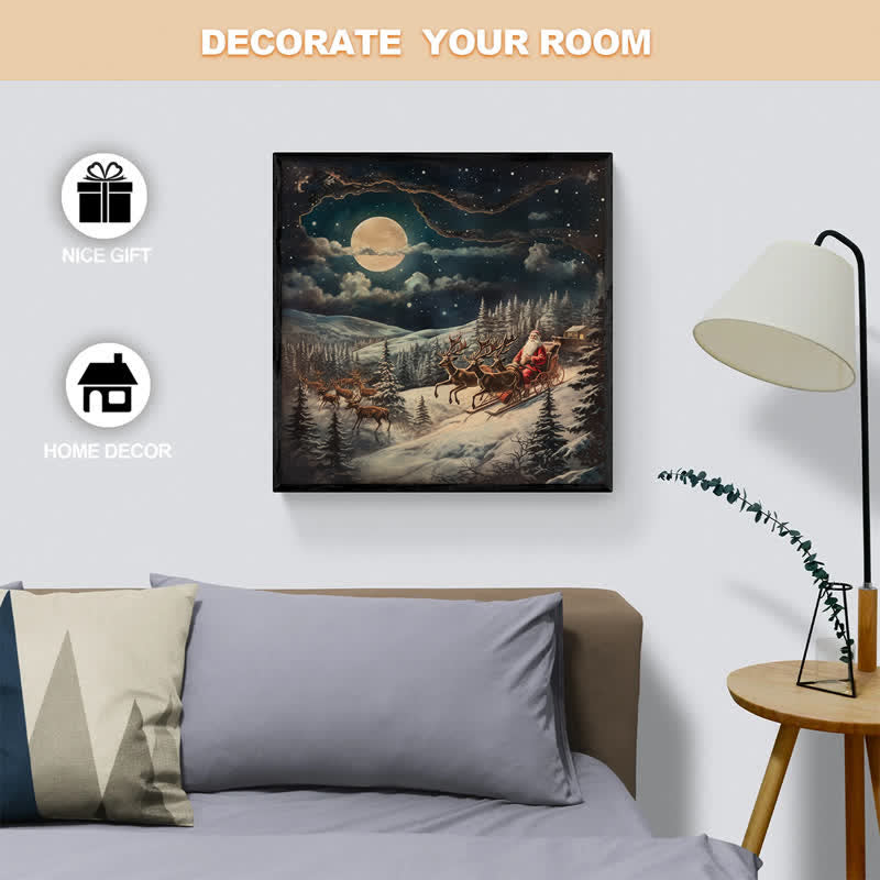 Rubbyoo Santa And His Reindeer - Wooden Jigsaw Puzzle - image 8