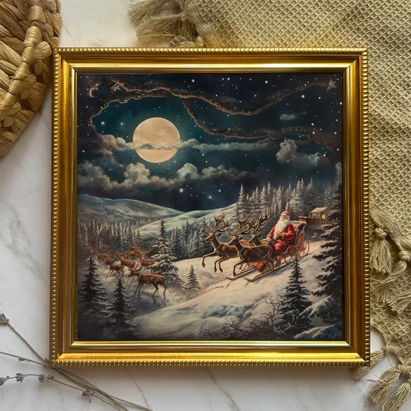 Rubbyoo Santa And His Reindeer - Wooden Jigsaw Puzzle - image 7