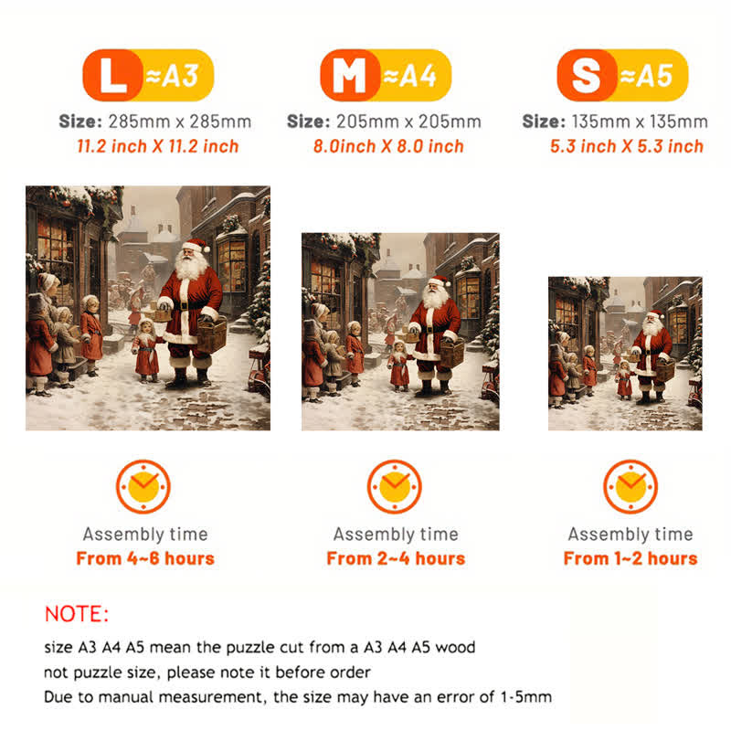 Rubbyoo Saint Nicholas Day - Wooden Jigsaw Puzzle - image 3