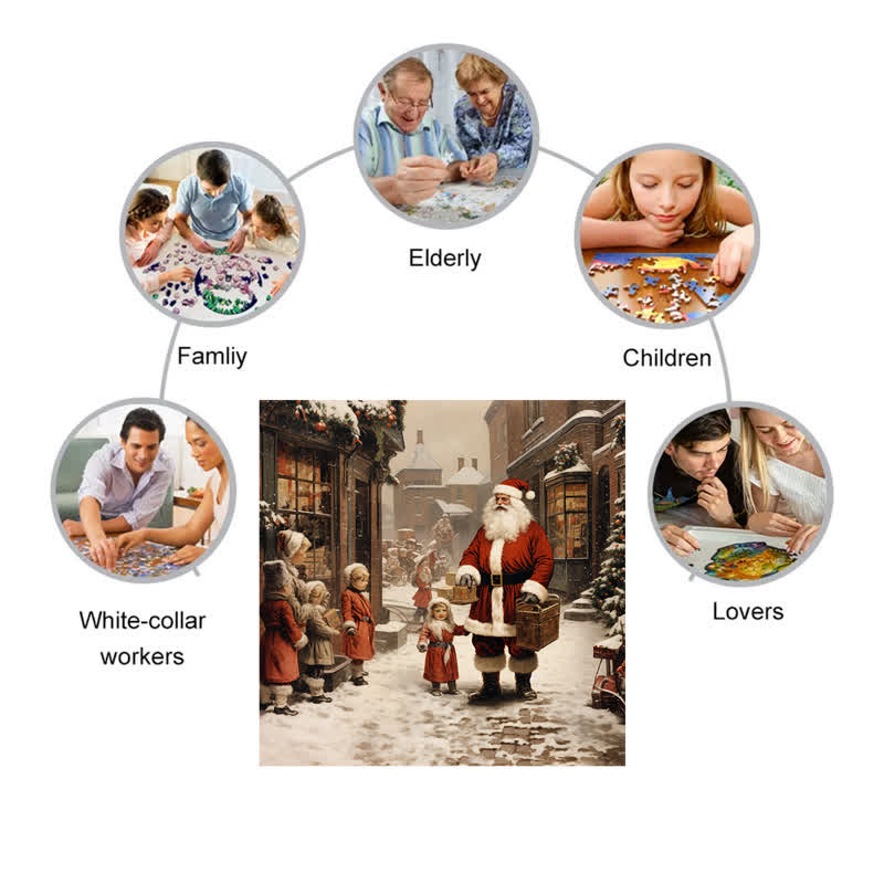 Rubbyoo Saint Nicholas Day - Wooden Jigsaw Puzzle - image 1