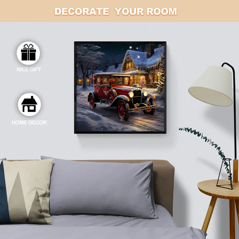 Rubbyoo Red Truck Christmas - Wooden Jigsaw Puzzle - image 3