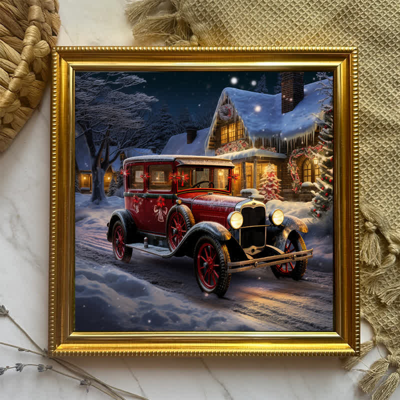Rubbyoo Red Truck Christmas - Wooden Jigsaw Puzzle - image 8