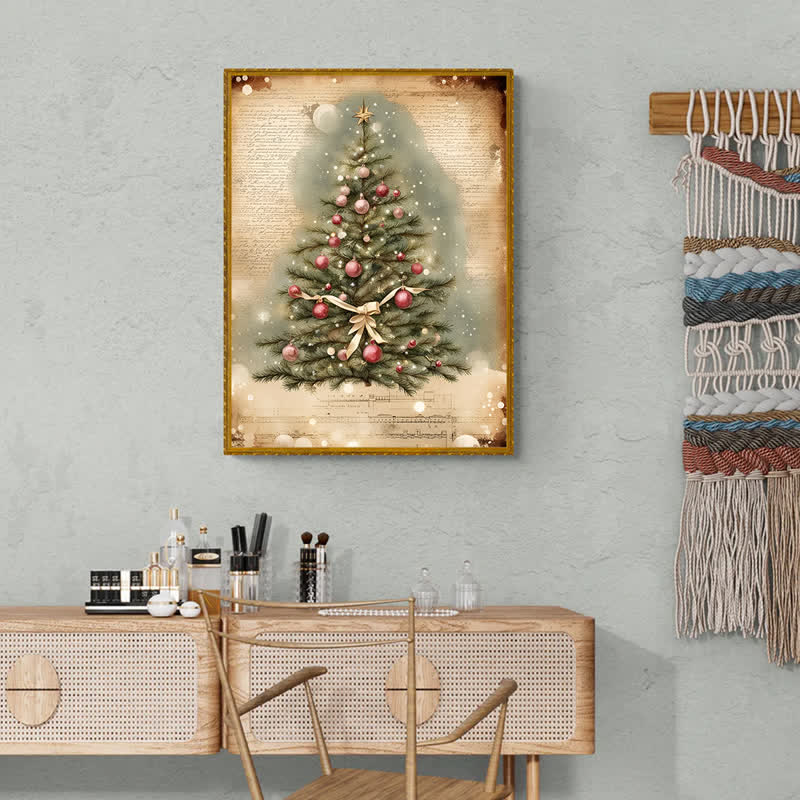Rubbyoo Vintage Christmas Tree - Wooden Jigsaw Puzzle - image 4