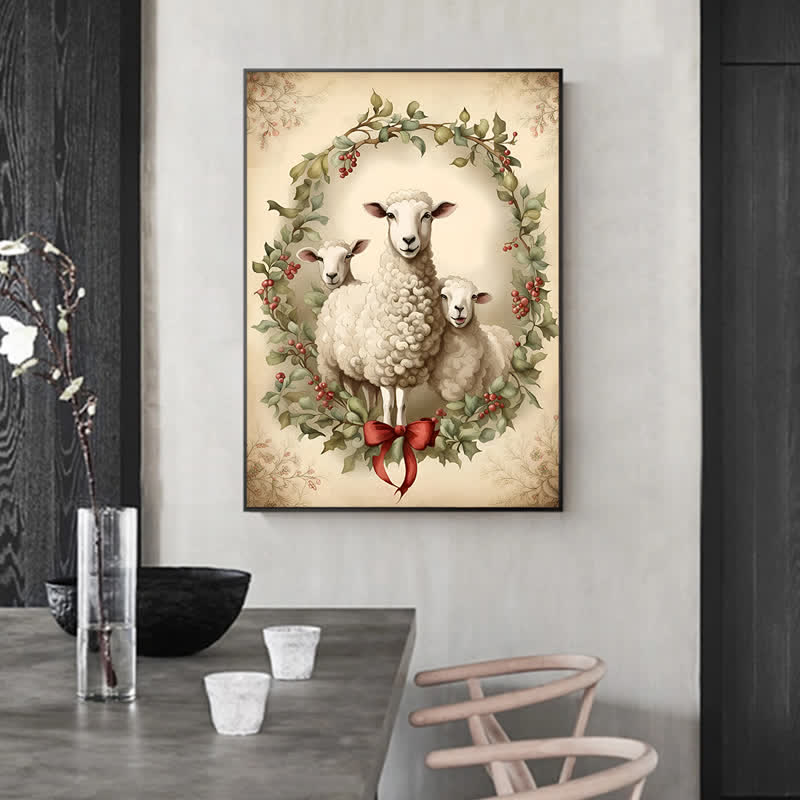 Rubbyoo Christmas Sheep - Wooden Jigsaw Puzzle - image 4