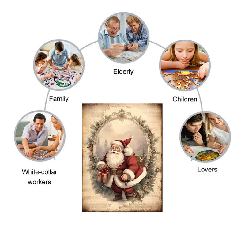 Rubbyoo Dear Santa - Wooden Jigsaw Puzzle - image 3