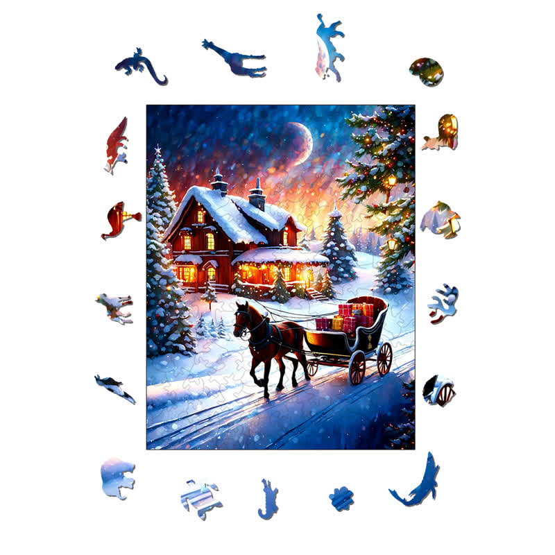 Rubbyoo "A Christmas Story" - Wooden Jigsaw Puzzle - image 1