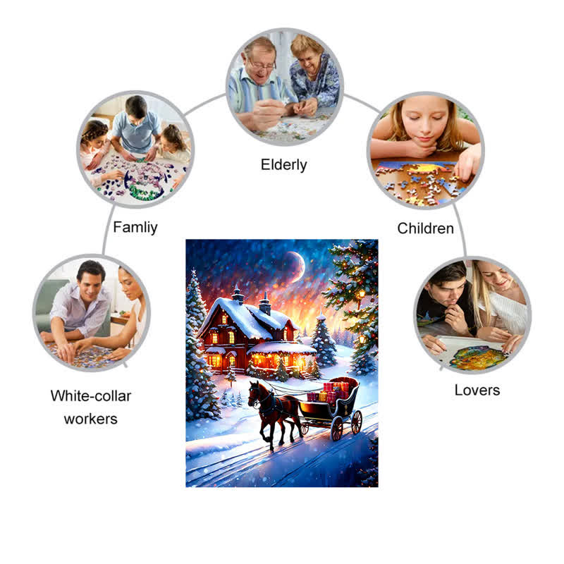 Rubbyoo "A Christmas Story" - Wooden Jigsaw Puzzle - image 3