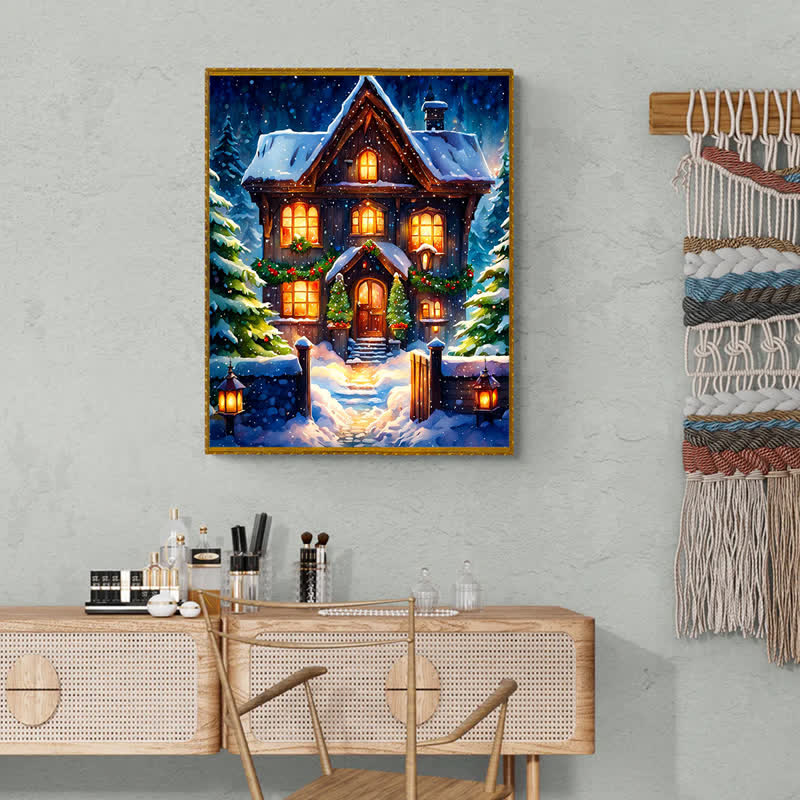 Rubbyoo Christmas Scene - Wooden Jigsaw Puzzle - image 9