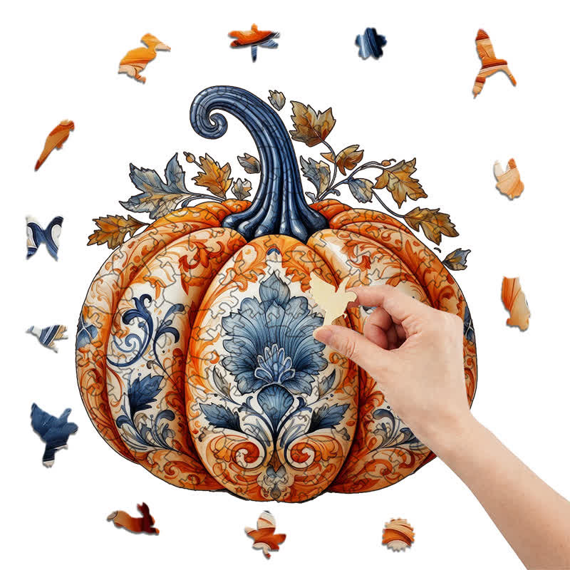 Rubbyoo Pumpkin 1 - Wooden Jigsaw Puzzle - image 6