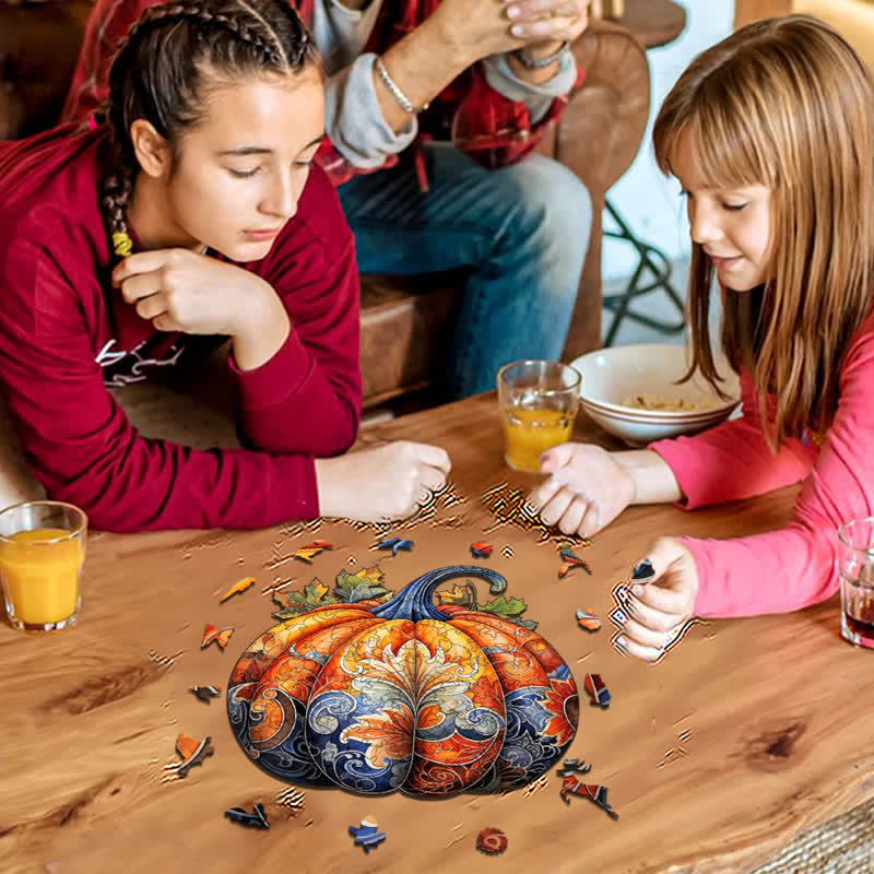 Rubbyoo Pumpkin 3 - Wooden Jigsaw Puzzle - image 8