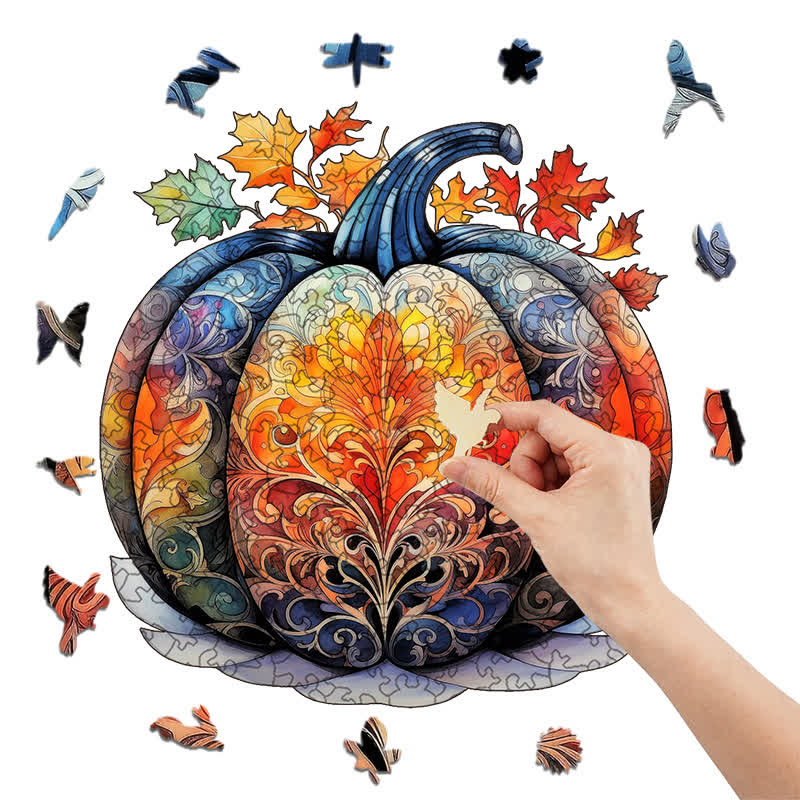 Rubbyoo Pumpkin 2 - Wooden Jigsaw Puzzle - image 6