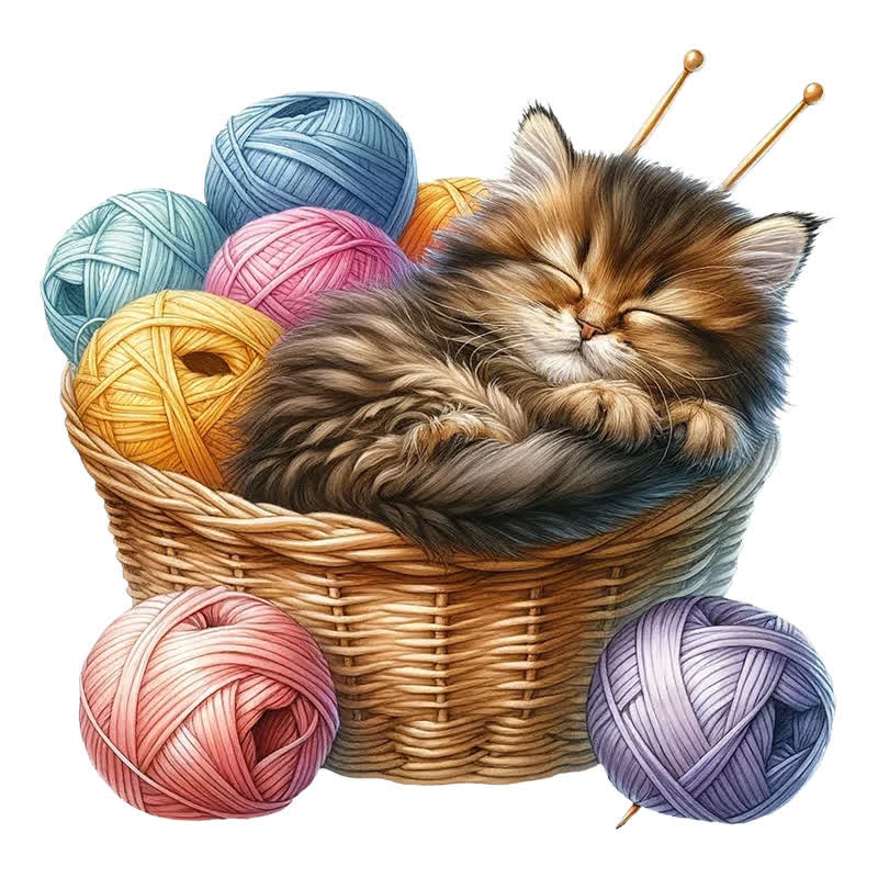 Kittens in Basket 2 - Wooden Jigsaw Puzzle - A3 - Wooden Gift Packaging - image 0