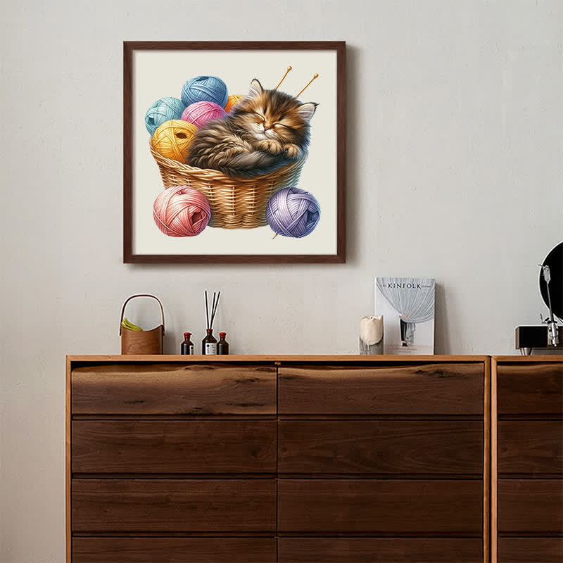 Kittens in Basket 2 - Wooden Jigsaw Puzzle - image 5