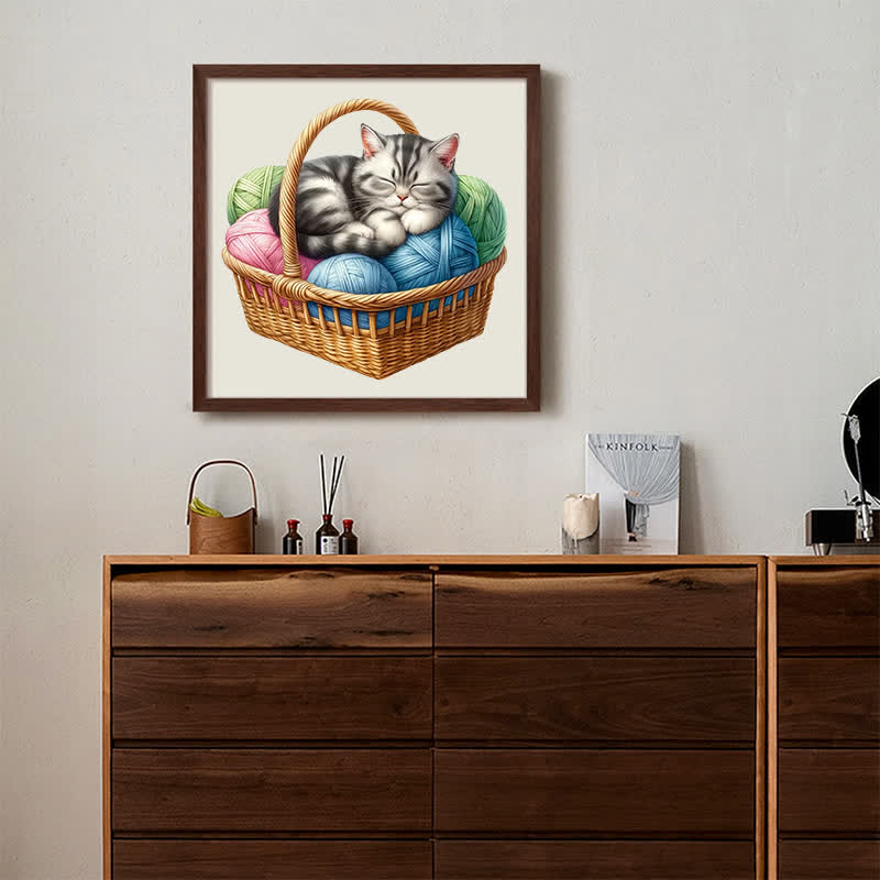 Kittens in Basket 4 - Wooden Jigsaw Puzzle - image 5