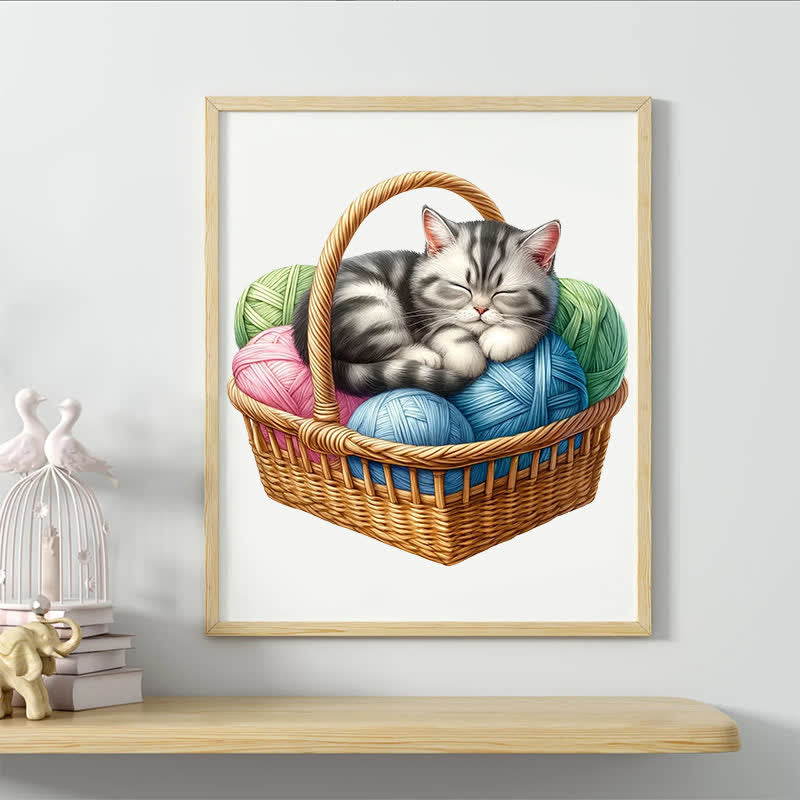 Kittens in Basket 4 - Wooden Jigsaw Puzzle - image 3
