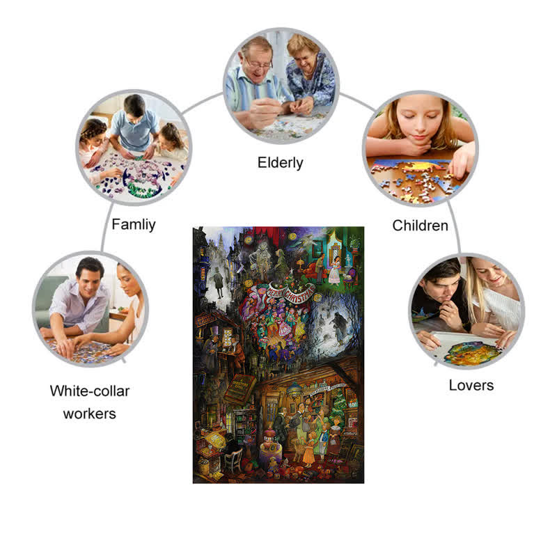 Rubbyoo A Christmas Carol - Wooden Jigsaw Puzzle - image 2