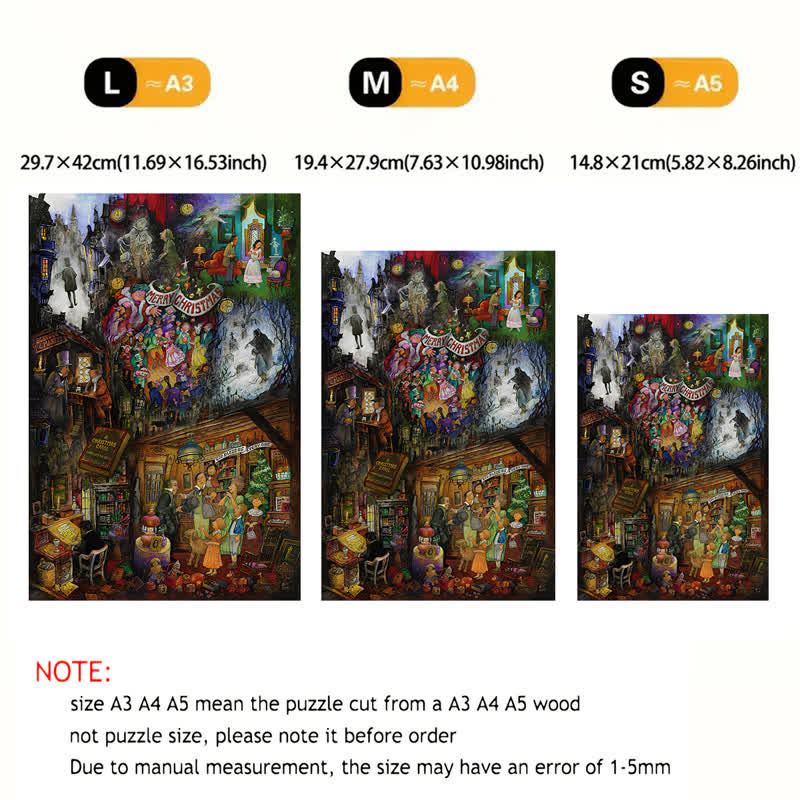 Rubbyoo A Christmas Carol - Wooden Jigsaw Puzzle - image 7