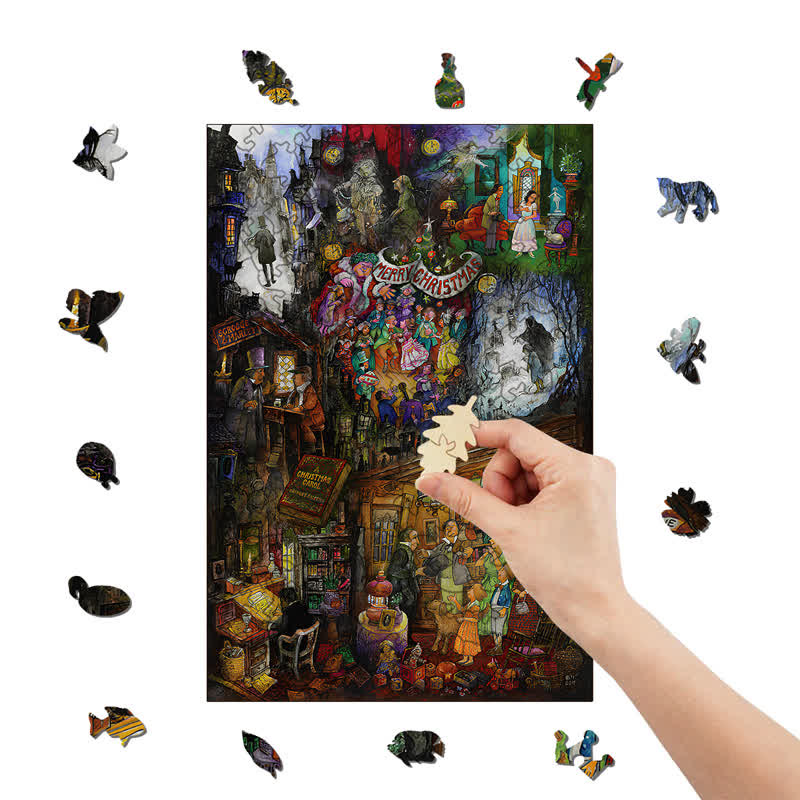 Rubbyoo A Christmas Carol - Wooden Jigsaw Puzzle - image 5