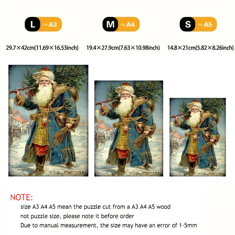 Rubbyoo Santa Brings The Tree - Wooden Jigsaw Puzzle - image 5