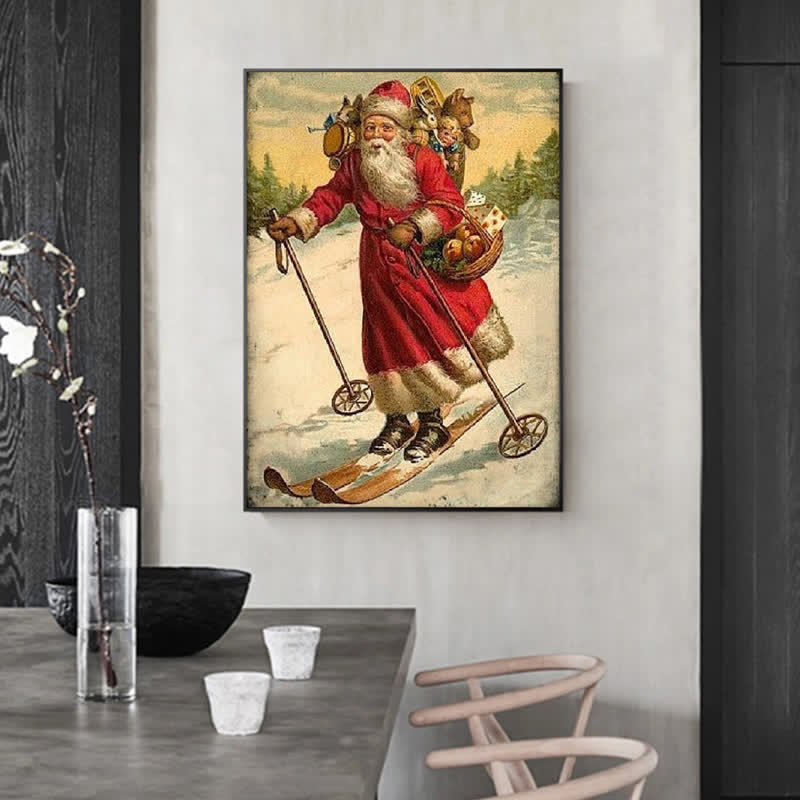 Rubbyoo Skiing Santa - Wooden Jigsaw Puzzle - image 4