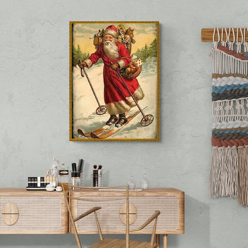 Rubbyoo Skiing Santa - Wooden Jigsaw Puzzle - image 8
