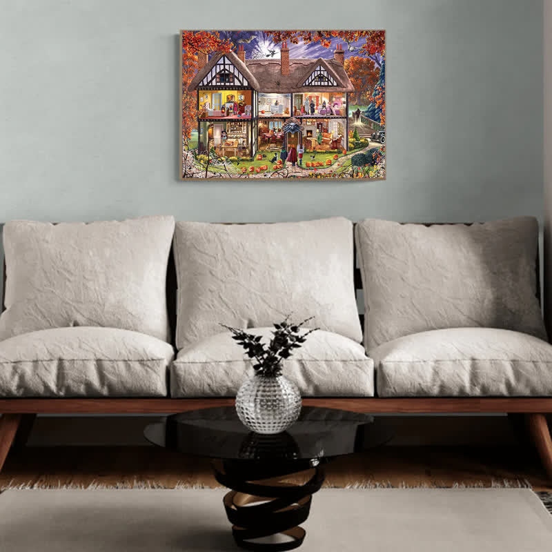 Rubbyoo Halloween House - Wooden Jigsaw Puzzle - image 3