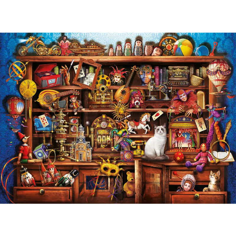 Rubbyoo Ye Old Shoppe - Wooden Jigsaw Puzzle - A2 - Wooden Gift Packaging - image 0