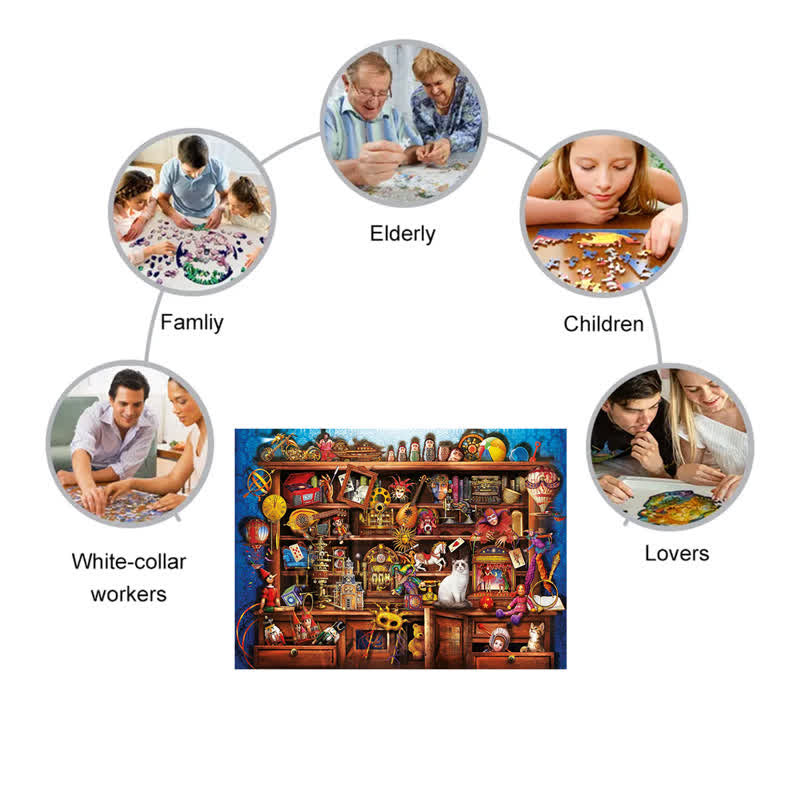 Rubbyoo Ye Old Shoppe - Wooden Jigsaw Puzzle - image 2