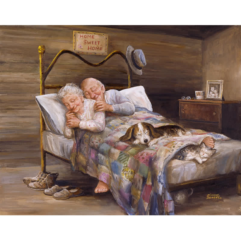 Rubbyoo Grow Old Together - Wooden Jigsaw Puzzle - A2 - Wooden Gift Packaging - image 0