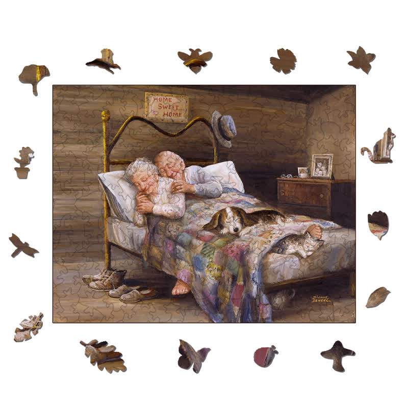 Rubbyoo Grow Old Together - Wooden Jigsaw Puzzle - image 1