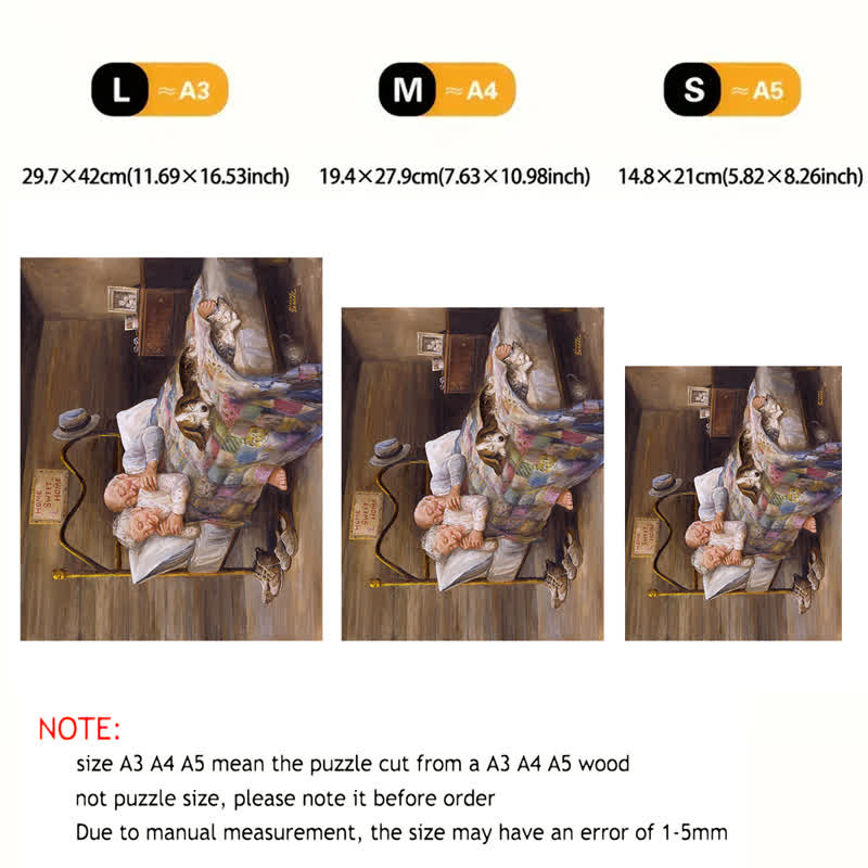 Rubbyoo Grow Old Together - Wooden Jigsaw Puzzle - image 8