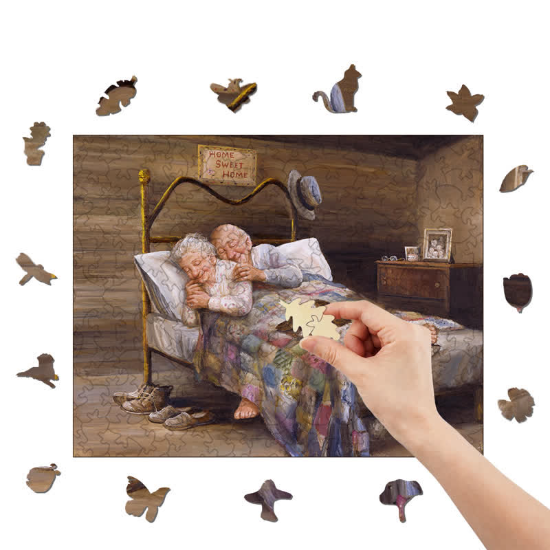 Rubbyoo Grow Old Together - Wooden Jigsaw Puzzle - image 5