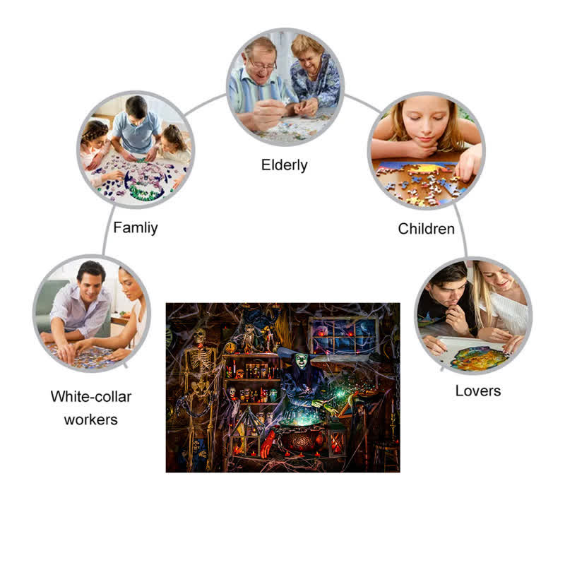 Rubbyoo Witches' Brew - Wooden Jigsaw Puzzle - image 2