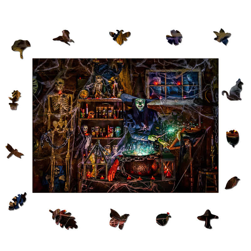 Rubbyoo Witches' Brew - Wooden Jigsaw Puzzle - image 1