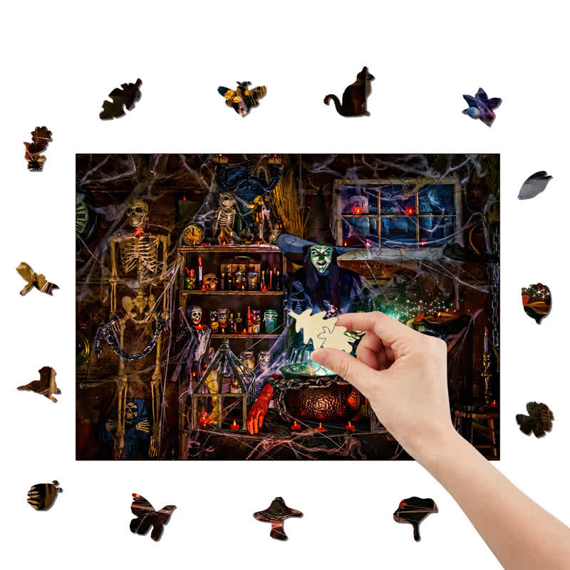 Rubbyoo Witches' Brew - Wooden Jigsaw Puzzle - image 6